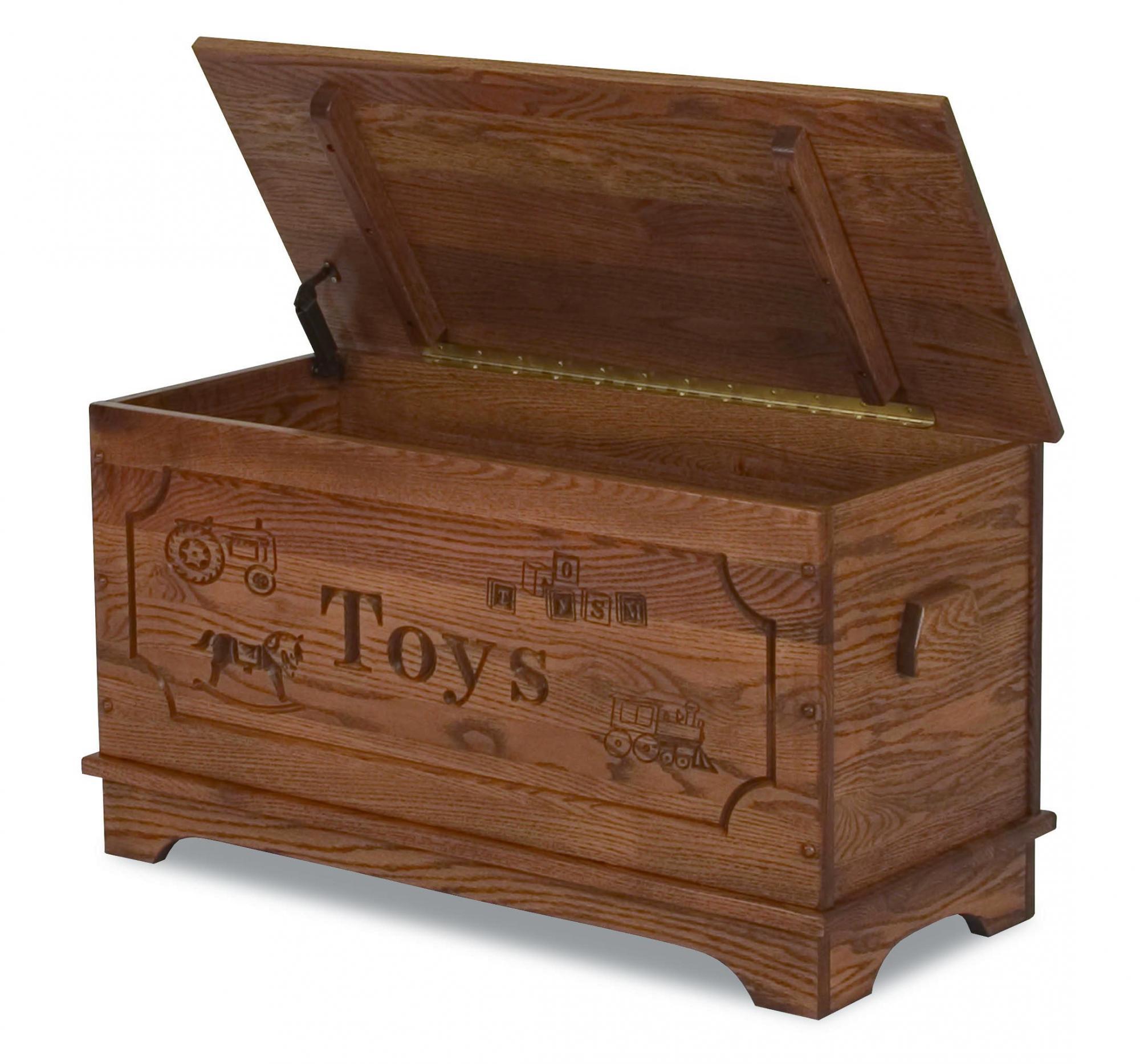 Antique wooden toy clearance chest